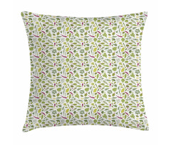 Greenery Food Pattern Pillow Cover