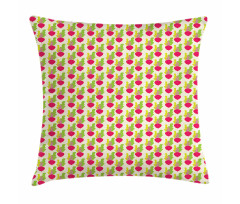 Abstract Beetroots Pillow Cover