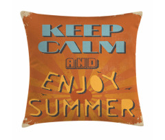 Retro Enjoy Summer Beams Pillow Cover