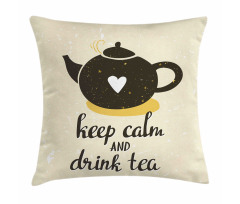 Drink Tea Teapot Pillow Cover