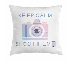 Shoot Film Camera Pillow Cover