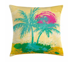 Vibrant Tones Summer Pillow Cover