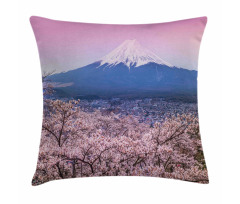 Spring Season Violet Tones Pillow Cover