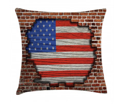 American National Flag Pillow Cover