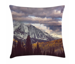 Autumn Season Mountains Pillow Cover