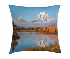 Grand Teton Oxbow Bend Pillow Cover