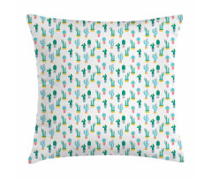 Prickle Plant in Pots Pillow Cover