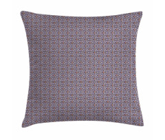 Retro Geometrical Motif Pillow Cover