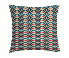 Karışık Desen Minder Kılıfı Antik Kilim Desenli