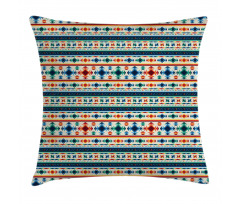 Aztec Geometry Primitive Pillow Cover