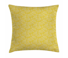 Botany Abstract Leaves Pillow Cover