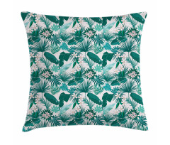 Tropic Botanical Bloom Art Pillow Cover