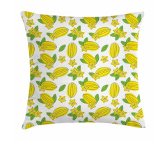 Carambola Star Fruit Exotic Pillow Cover