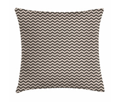 Earthy Tone Abstract Zigzag Pillow Cover