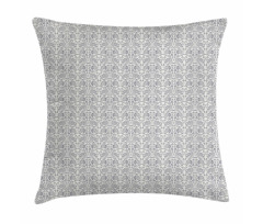 Continuous Floral Motif Pillow Cover