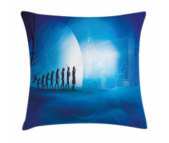 Nature to Big City Pillow Cover