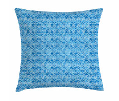 Blue Tones Eastern Star Pillow Cover