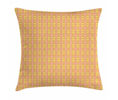 Geometric Floral Pattern Pillow Cover