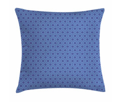 Geometric Items and Flowers Pillow Cover