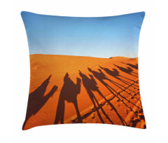 Camel Caravan Silhouette Pillow Cover