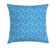 Symmetric Oriental Pattern Pillow Cover