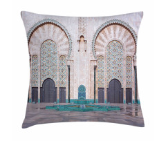 Historic Building Gate Pillow Cover