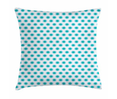 Bicolour Star Shapes Art Pillow Cover