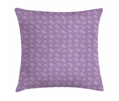 Pastel Zentangle Flowers Art Pillow Cover