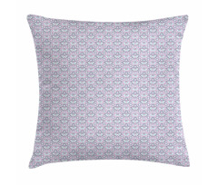 Pastel Tones Floral Motif Pillow Cover