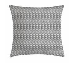Retro Irregular Rounds Pattern Pillow Cover