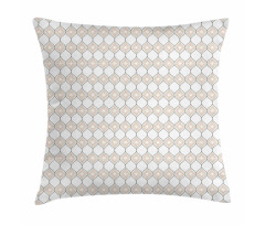 Ogee Shape with Vivid Dots Pillow Cover