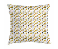 Convex and Concave Shapes Pillow Cover