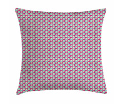 Abstract Bicolour Rounds Pillow Cover