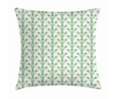 Long Peacock Bird Plumes Pillow Cover