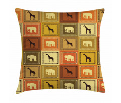 Animals Pattern Pillow Cover