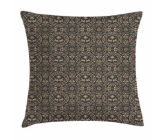 Floral Pigeon Motifs Art Pillow Cover