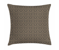 Floral Leafy Damask Art Pillow Cover