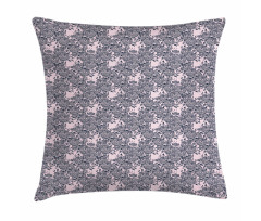 Bindweed Flower Bells Design Pillow Cover