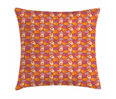 Colorful Strawberries Pattern Pillow Cover