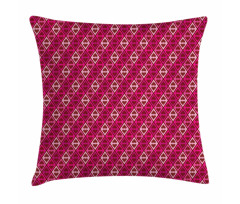 Feminine Sketchy Hearts Pillow Cover