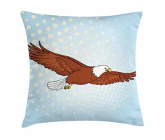 Pop Art Comic Falcon Bird Pillow Cover