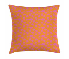 Blooming Tangerine Tones Pillow Cover