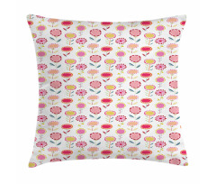 Vibrant and Doodle Style Pillow Cover