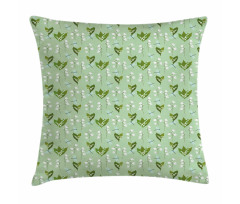 Dragonflies and Campanulas Pillow Cover