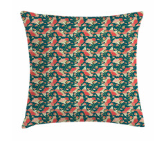 Cartoon Surreal Shapes Pillow Cover