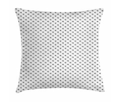 Number in Minimal Style Pillow Cover