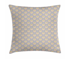 Abstract Geometric Flower Pillow Cover