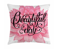 Day on Dahlia Pillow Cover