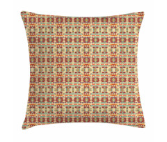 Traditional Geometric Motif Pillow Cover