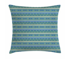 Folkloric Aztec Art Pillow Cover